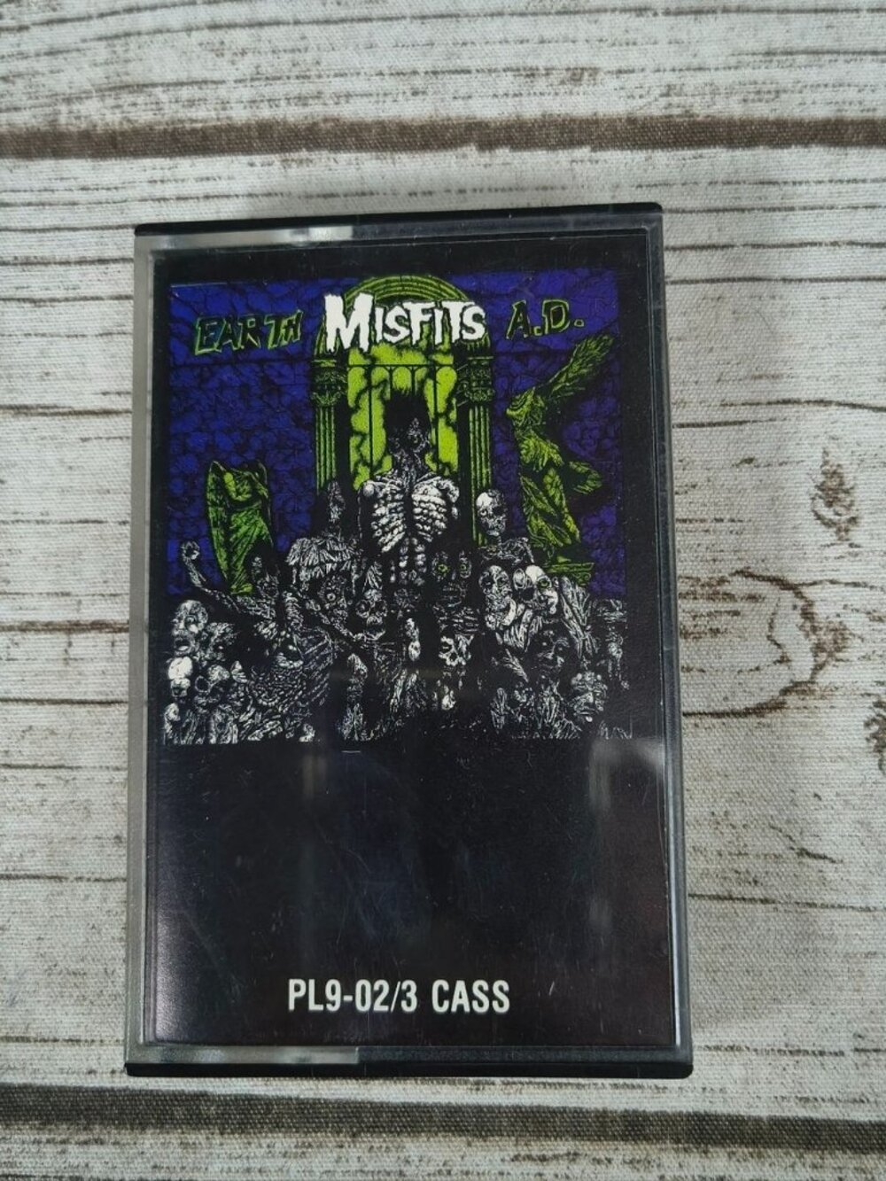 Earth A.D. Misfits Cassette Tape Plan 9 Records Horror Punk